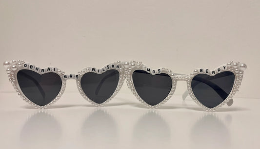 Personalised Bride To Be Sunglasses - Custom name added